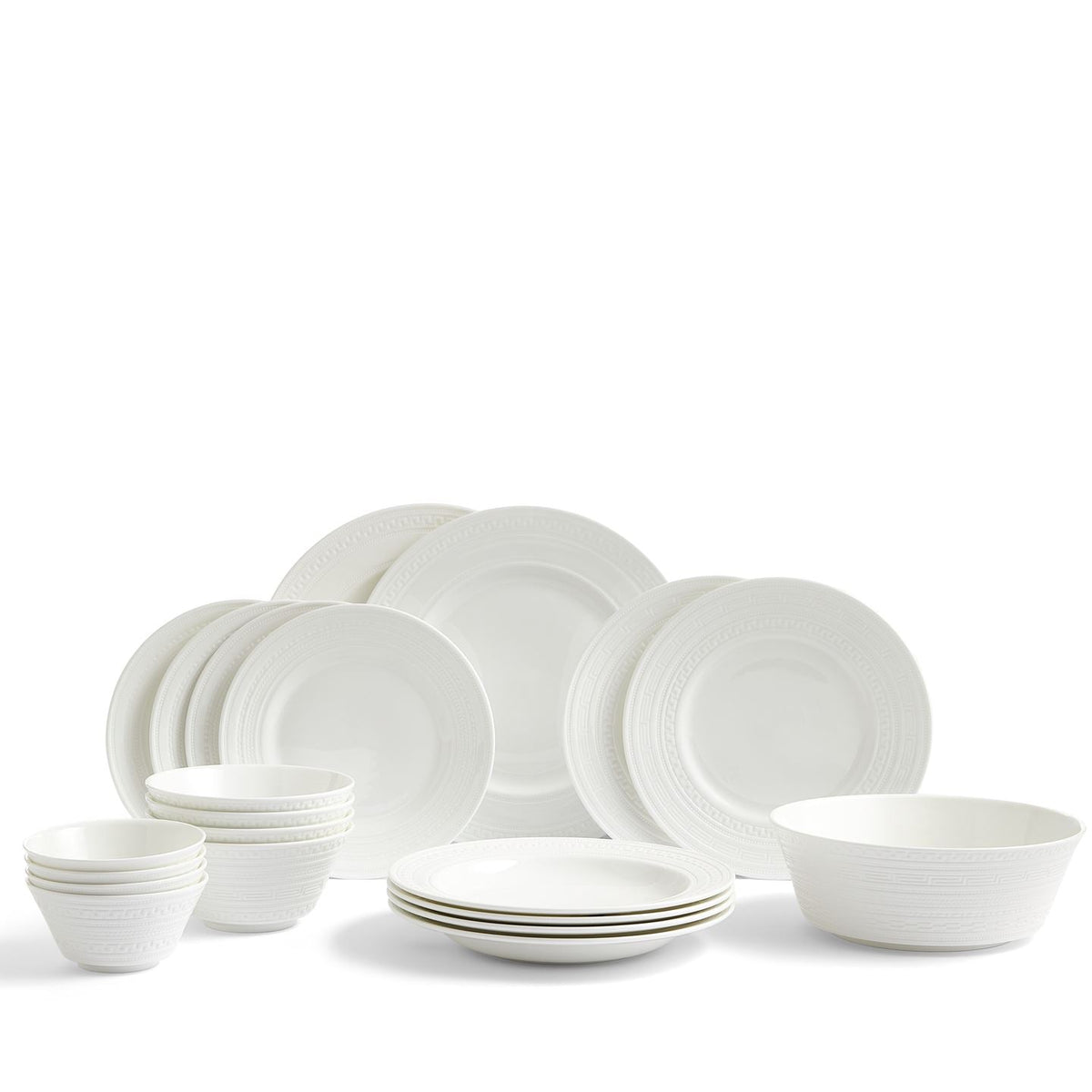 Intaglio 21 Piece Dinner Set