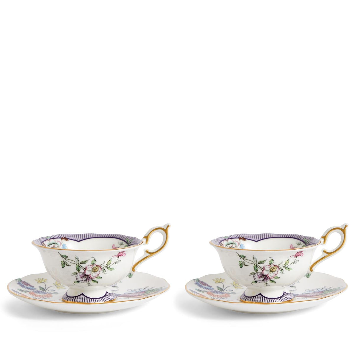 Fortune Teacup & Saucer Set Of 2