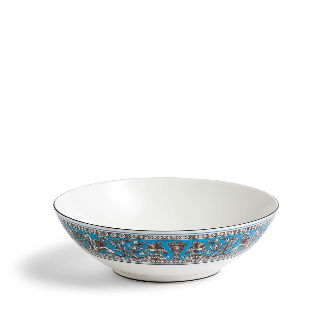 Florentine Turquoise Cereal Bowl Large