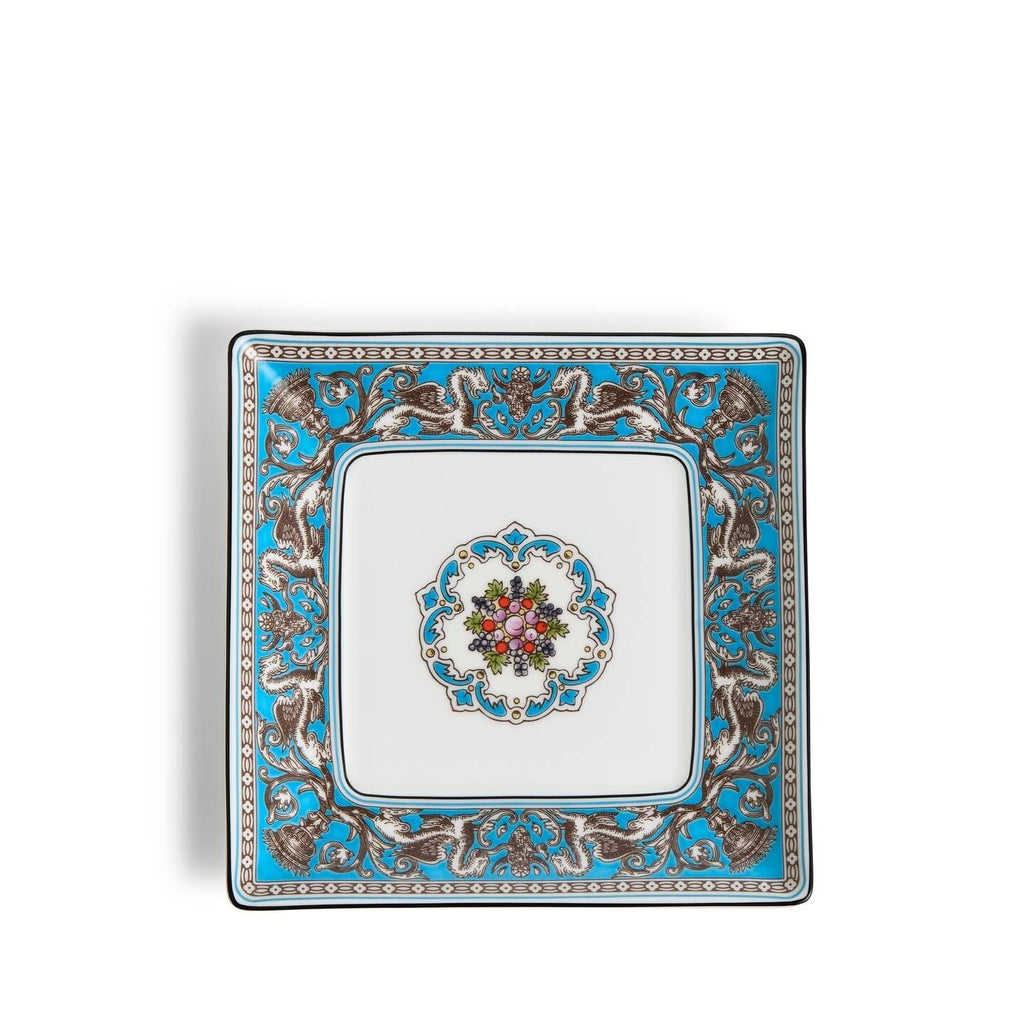 Florentine Turquoise Square Tray