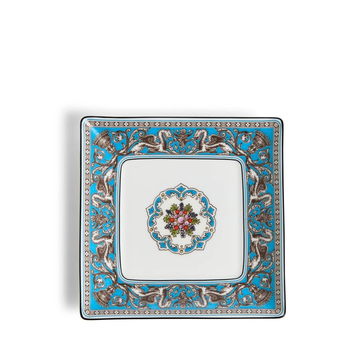 Florentine Turquoise Square Tray