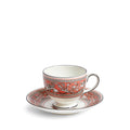 Florentine Salmon Teacup Saucer