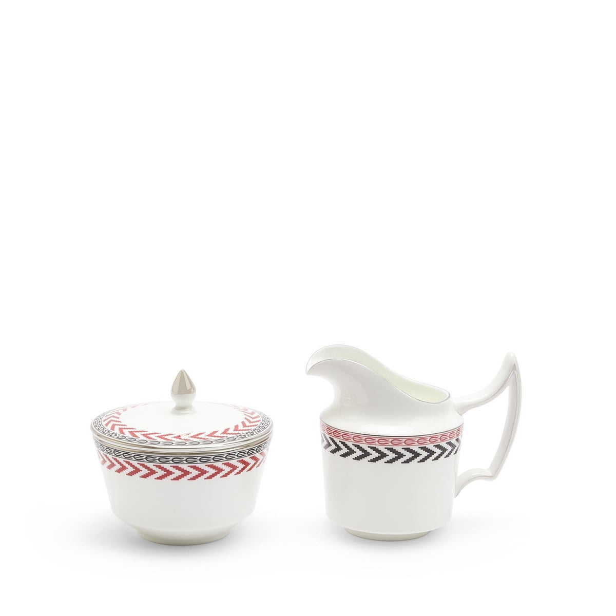 Festive Sugar and Creamer