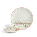 Darwin Voyage of the Beagle Brazil Teacup Saucer Plate, 3 Pieces