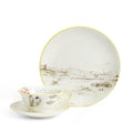 Darwin Voyage of the Beagle Uruguay Teacup Saucer Plate, 3 Pieces