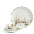 Darwin Voyage of the Beagle Tahiti Teacup Saucer Plate, 3 Pieces