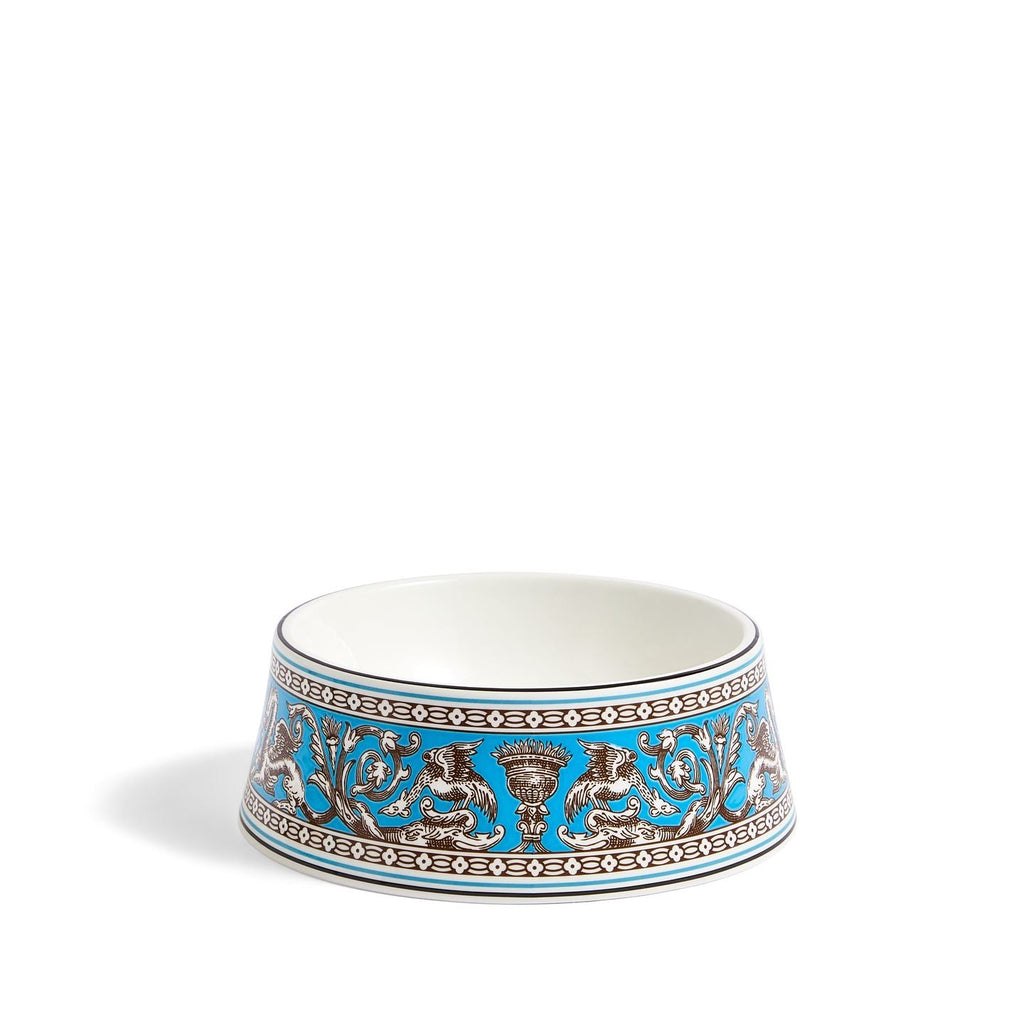 Florentine Turquoise Pet Bowl Small