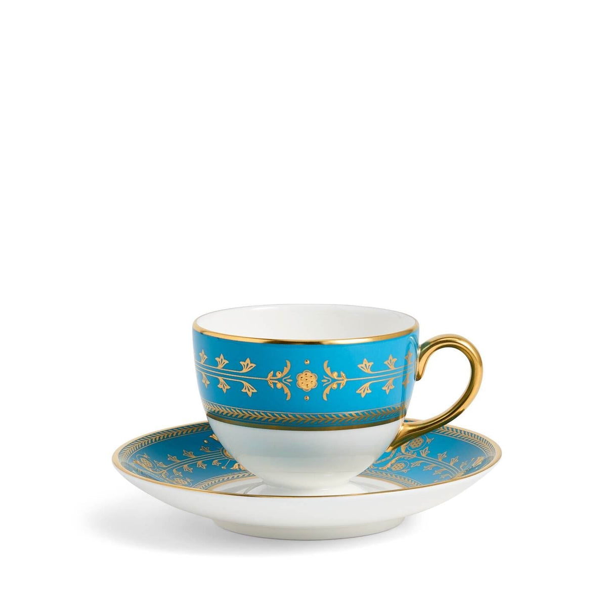 Bacchus Teacup Saucer Turquoise