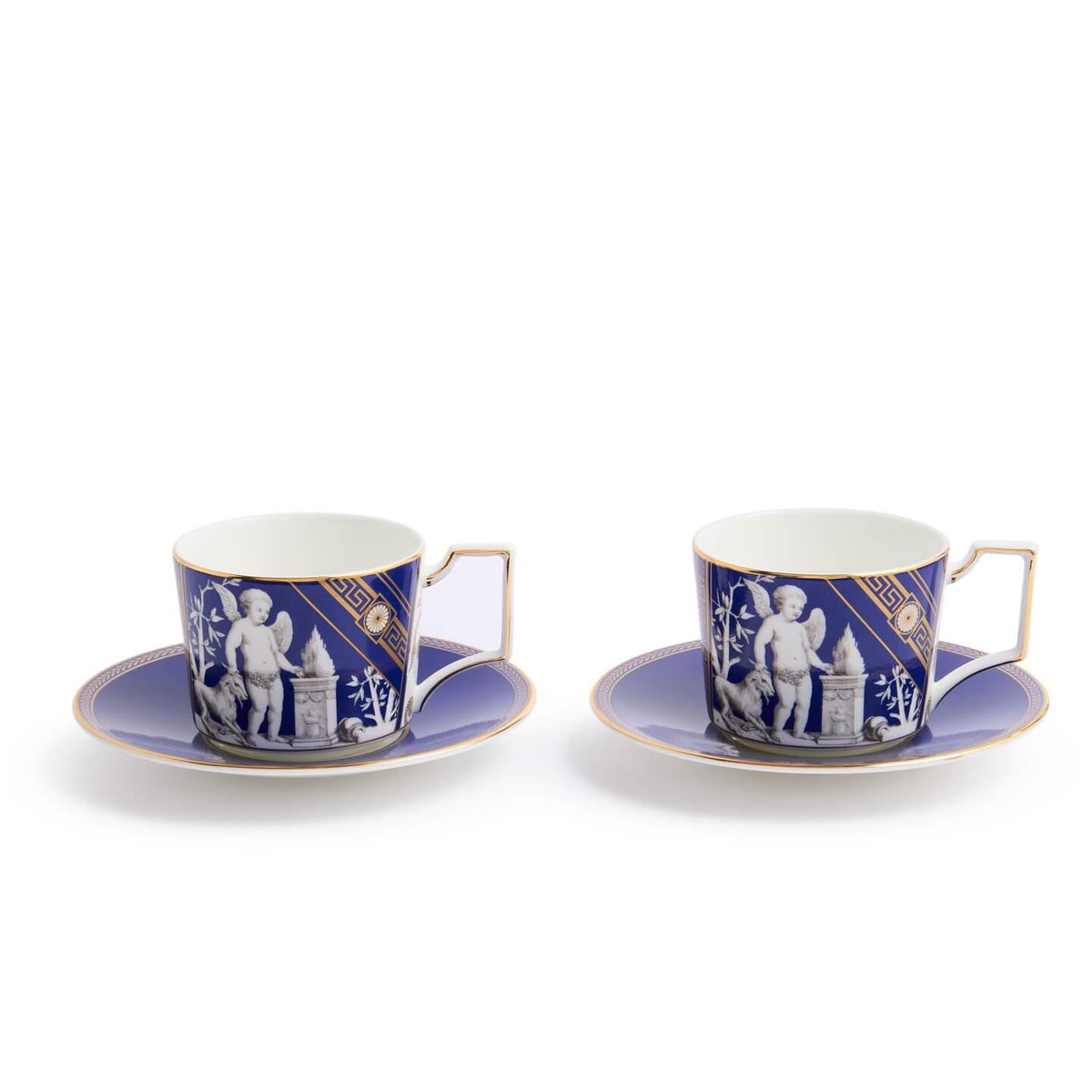 Renaissance Gold Teacup & Saucer, Accents Set of 2