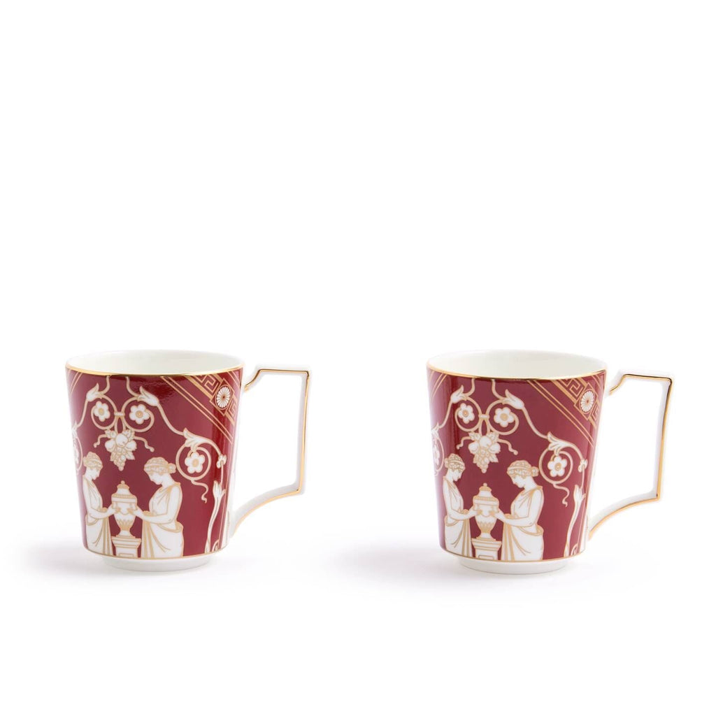 Renaissance Red Mug Set of 2