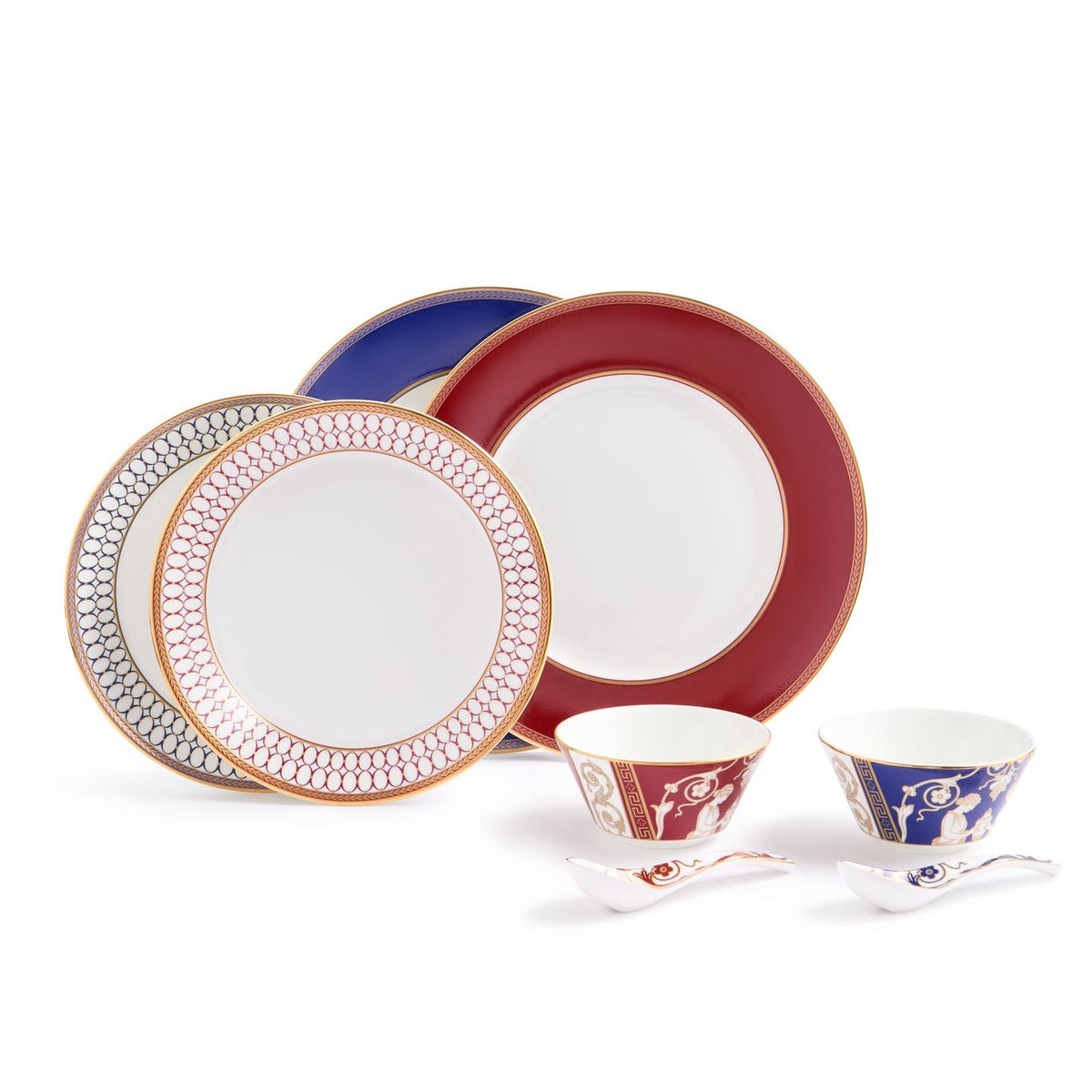 Renaissance Mixed 8 Piece Dinnerware Set