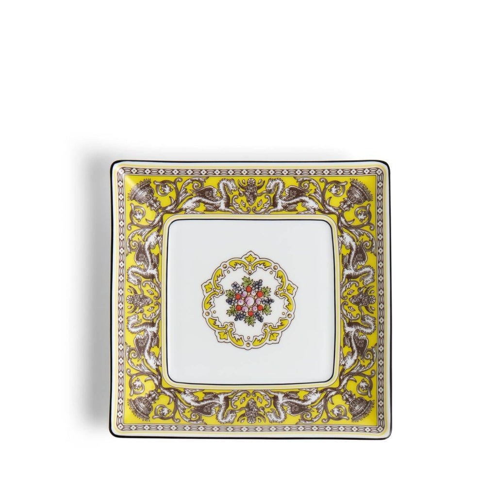Florentine Citron Square Tray