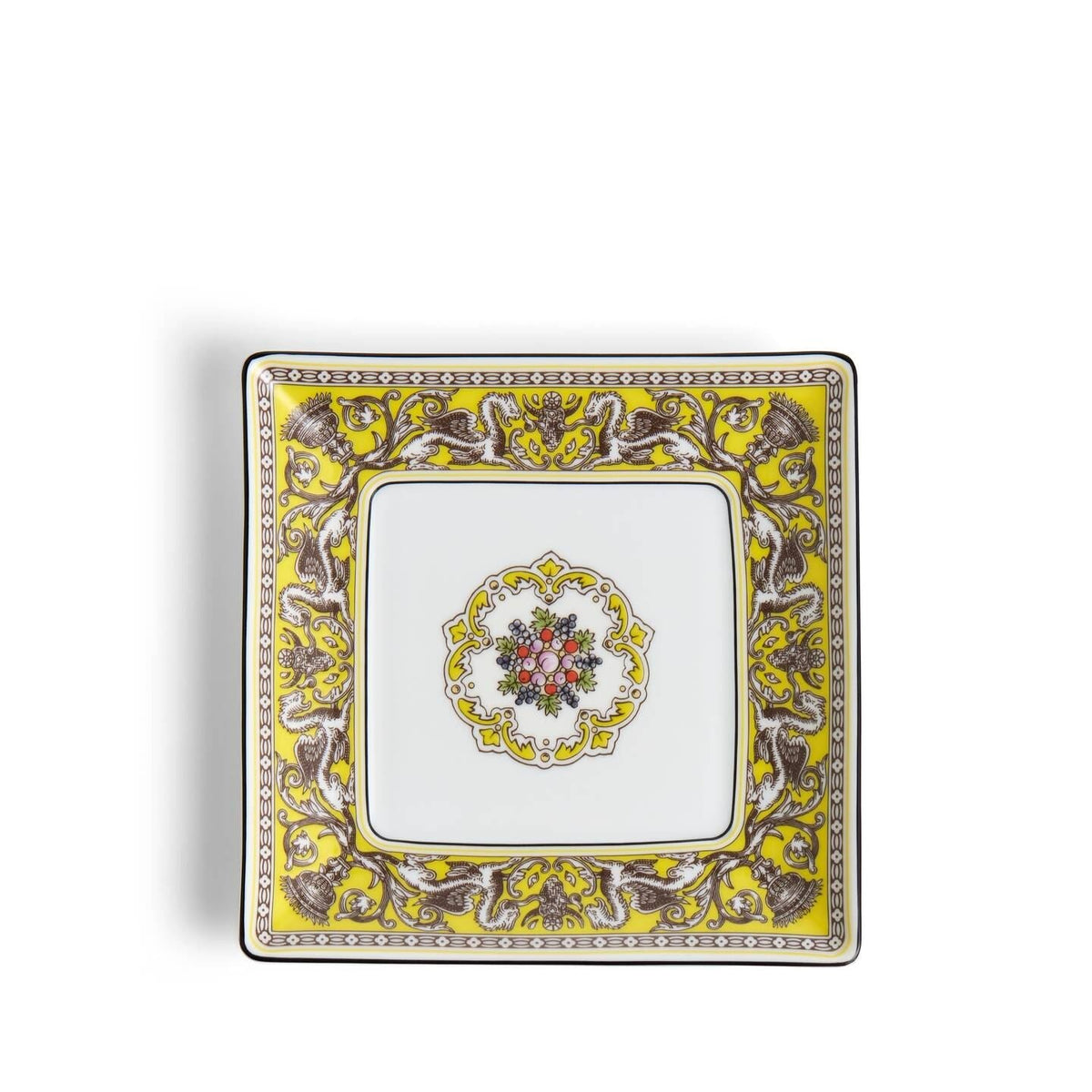 Florentine Citron Square Tray