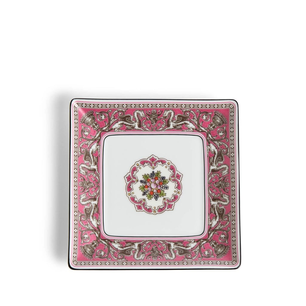 Florentine Fuchsia Square Tray