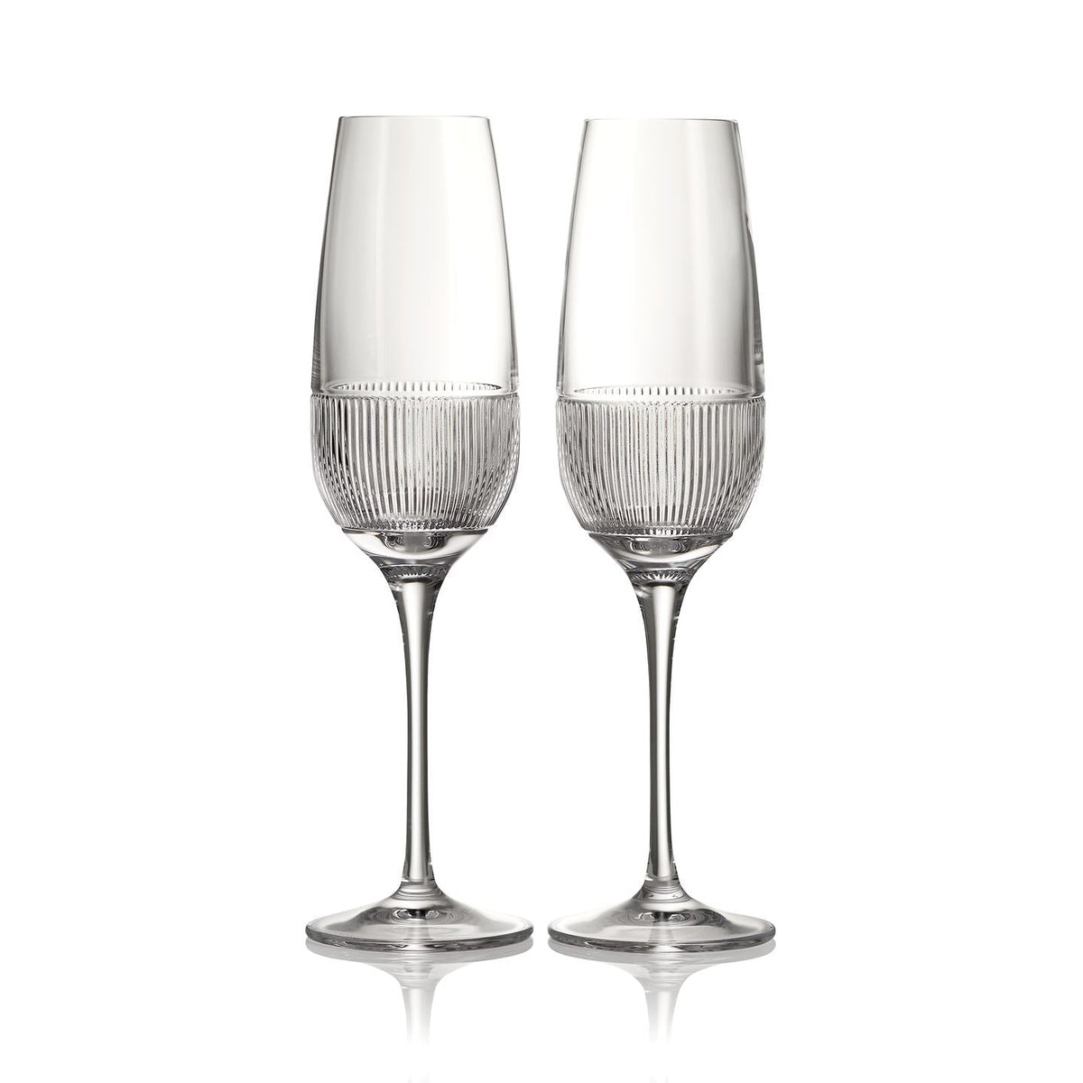 Helia Flute Glass Pair