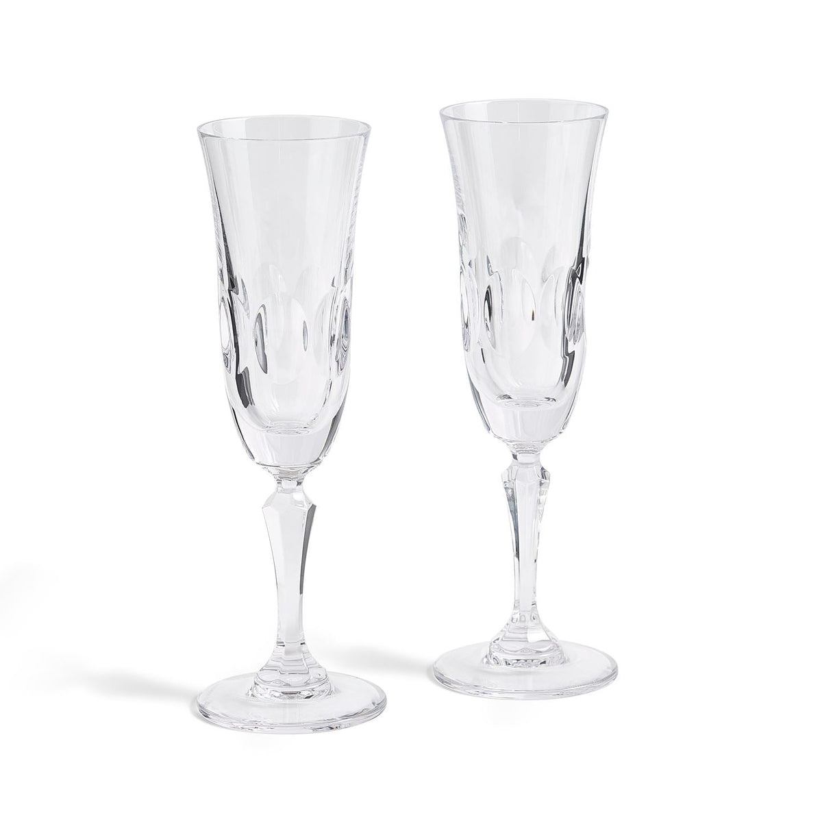 Bacchus Crystal Flute Pair