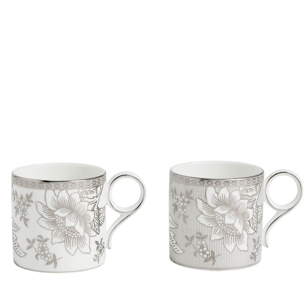 Silver Tonquin Mug Set of 2