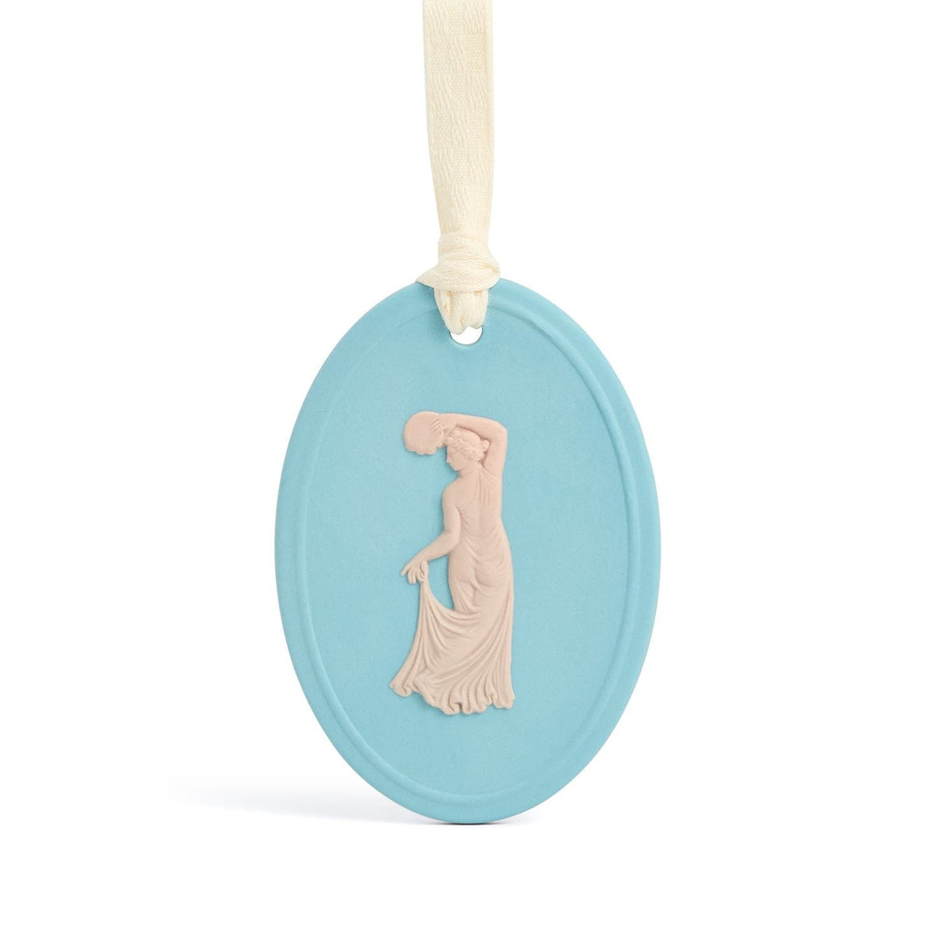 Festive Joy Jasper Ornament Turquoise & Pink