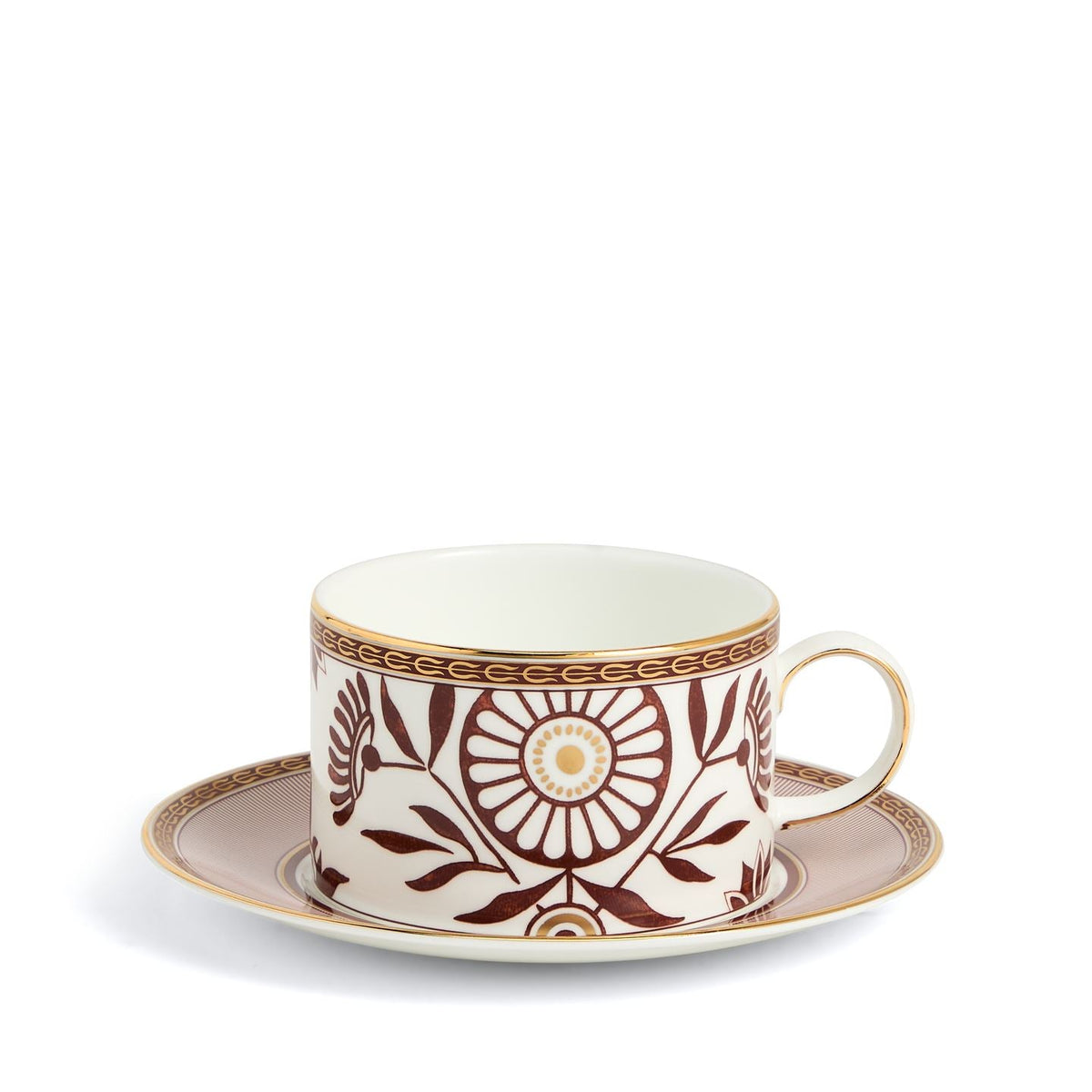 Red Splendour Teacup Saucer