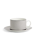 Vera Wang Luxe Graphite Teacup Saucer V2