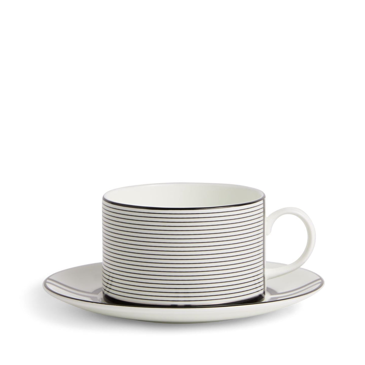 Vera Wang Luxe Graphite Teacup Saucer V2