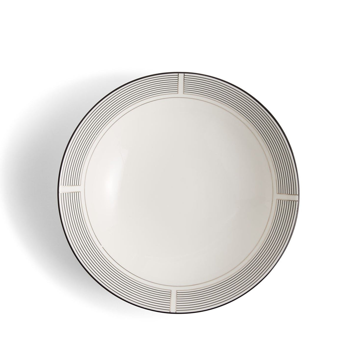 Vera Wang Luxe Graphite Soup Bowl