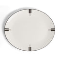 Vera Wang Luxe Graphite Oval Platter