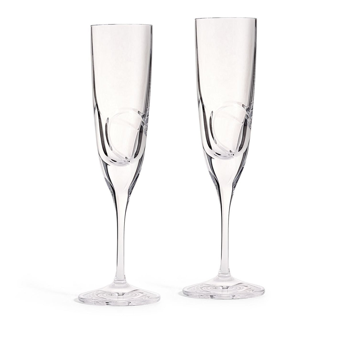 Vera Wang Luxe Graphite Flute Set of 2