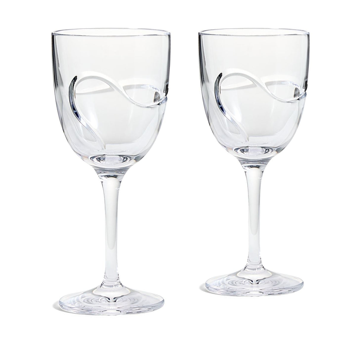 Vera Wang Luxe Graphite White Wine Pair