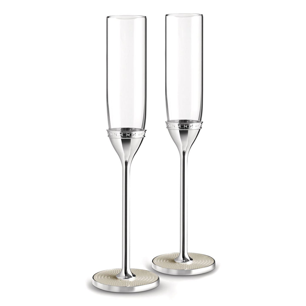 Vera Wang With Love Nouveau Pearl Toasting Flute, Set of 2