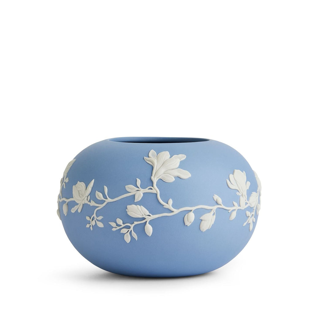 Magnolia Blossom Jasper Rose Bowl Vase