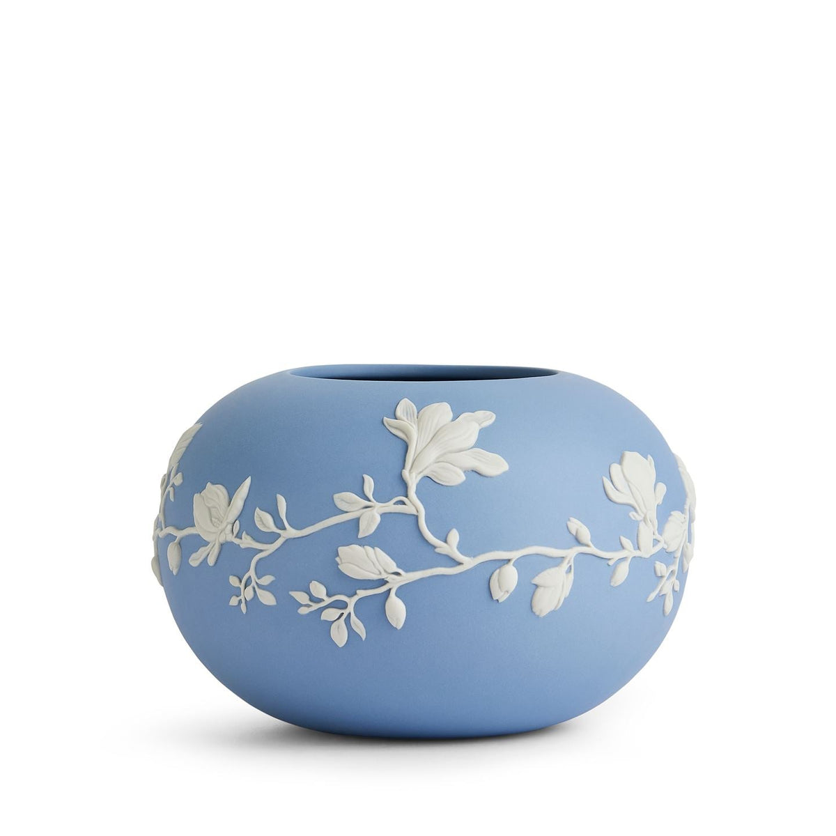 Magnolia Blossom Jasper Rose Bowl Vase