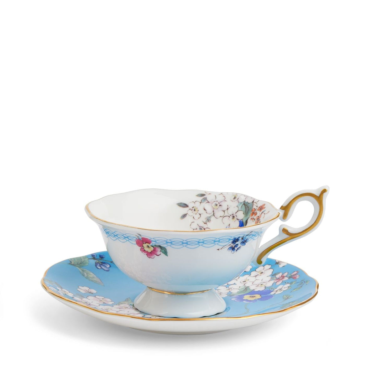Wonderlust Apple Blossom Teacup and Saucer