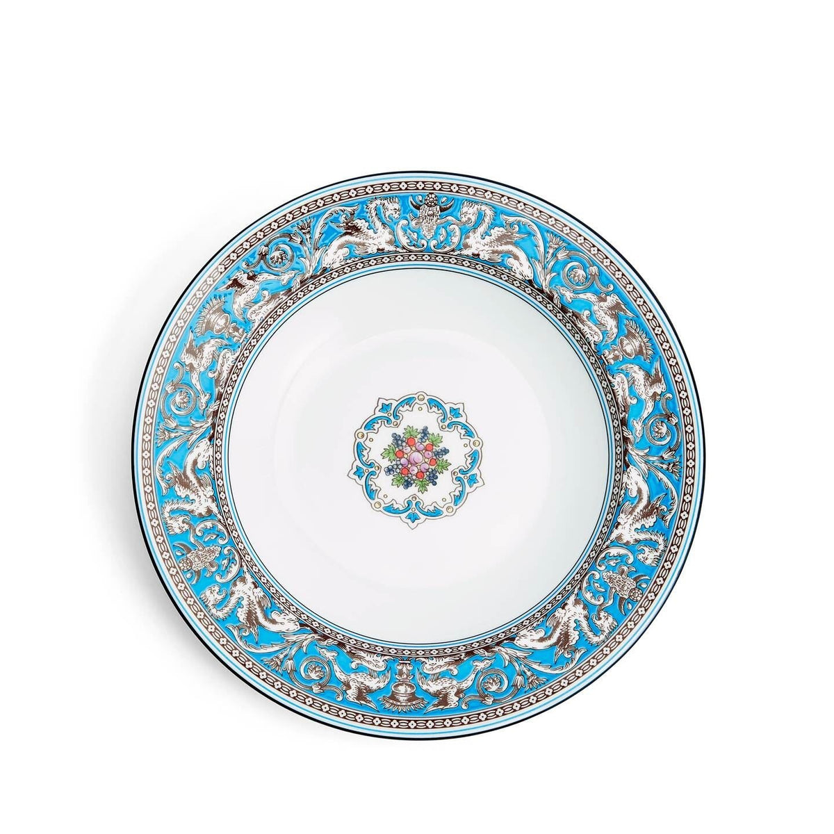 Florentine Turquoise Soup Plate