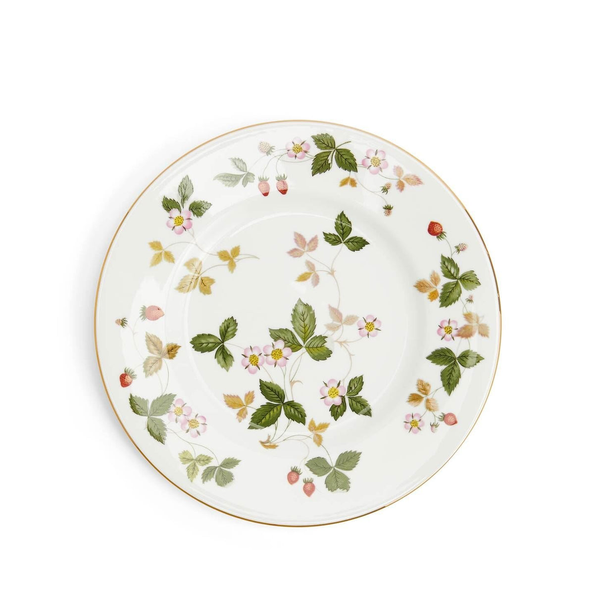 Wild Strawberry Gold Large Side Plate