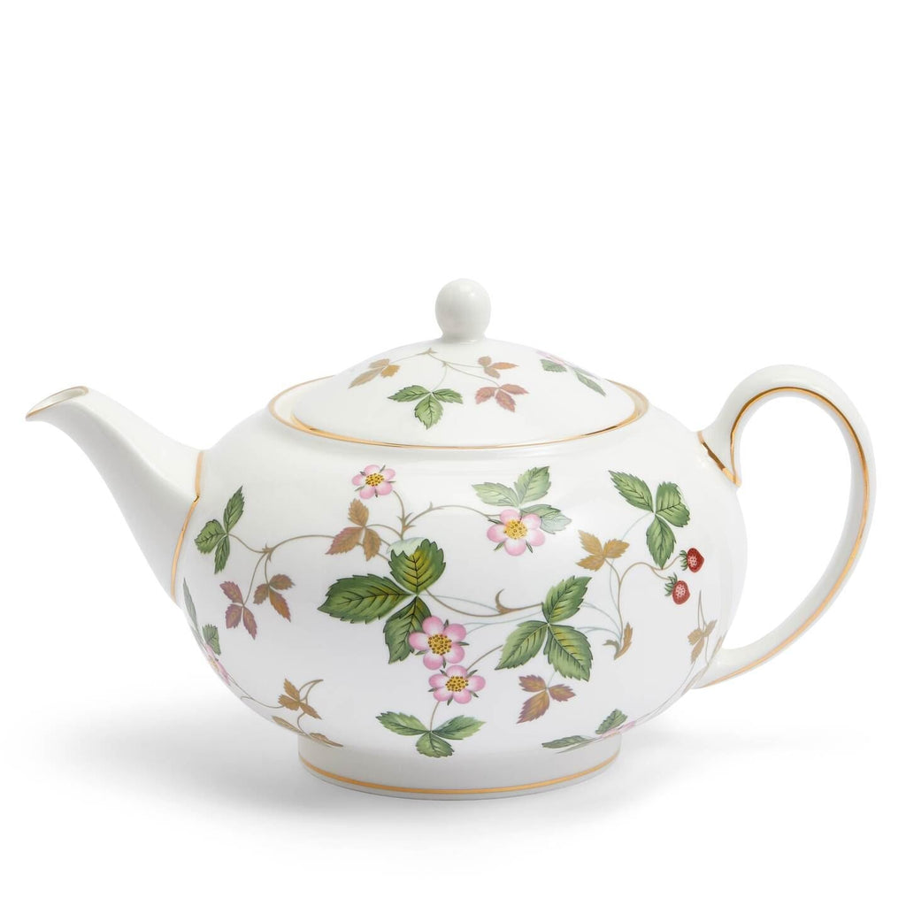 Wild Strawberry Gold Large Teapot