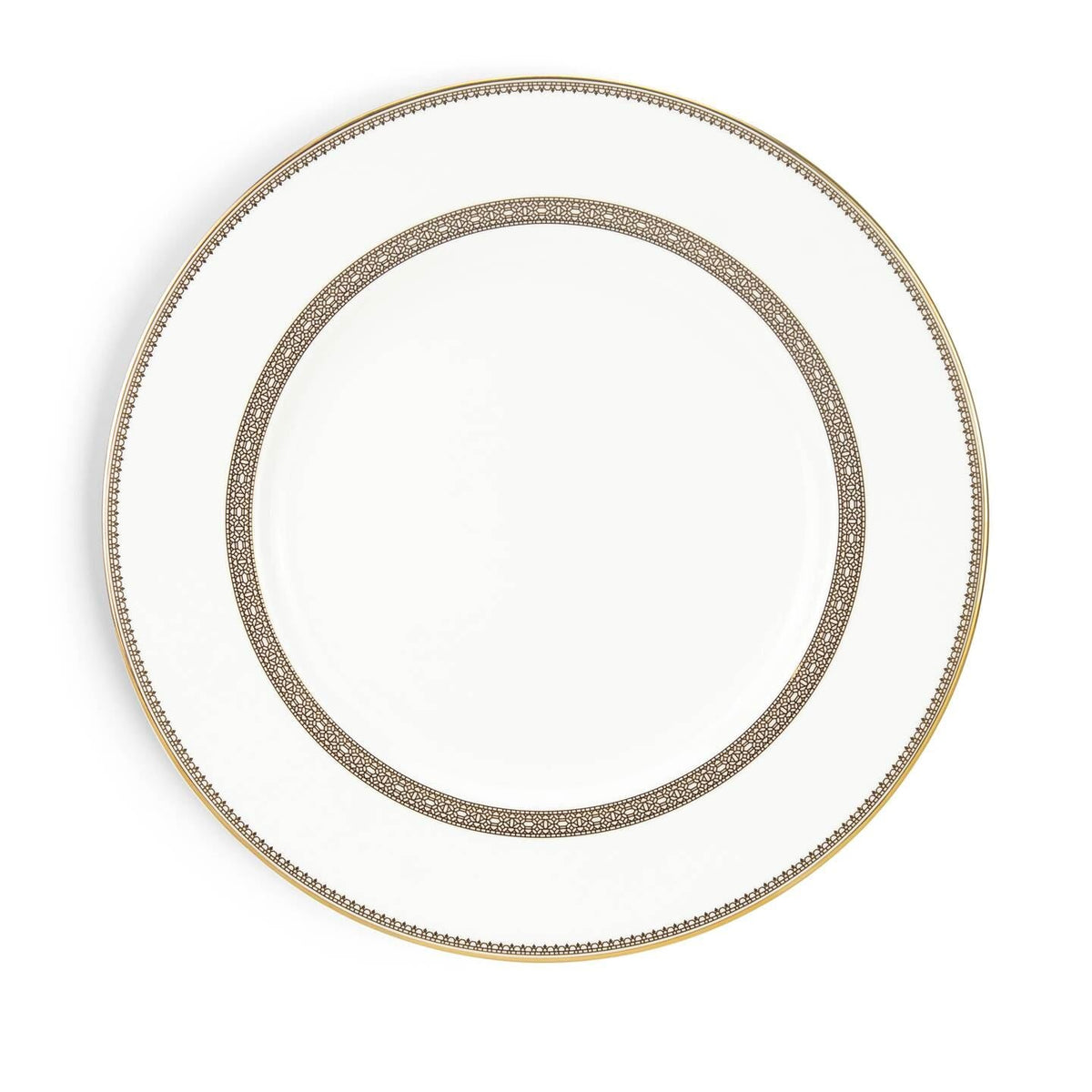 Vera Wang Lace Gold Dinner Plate