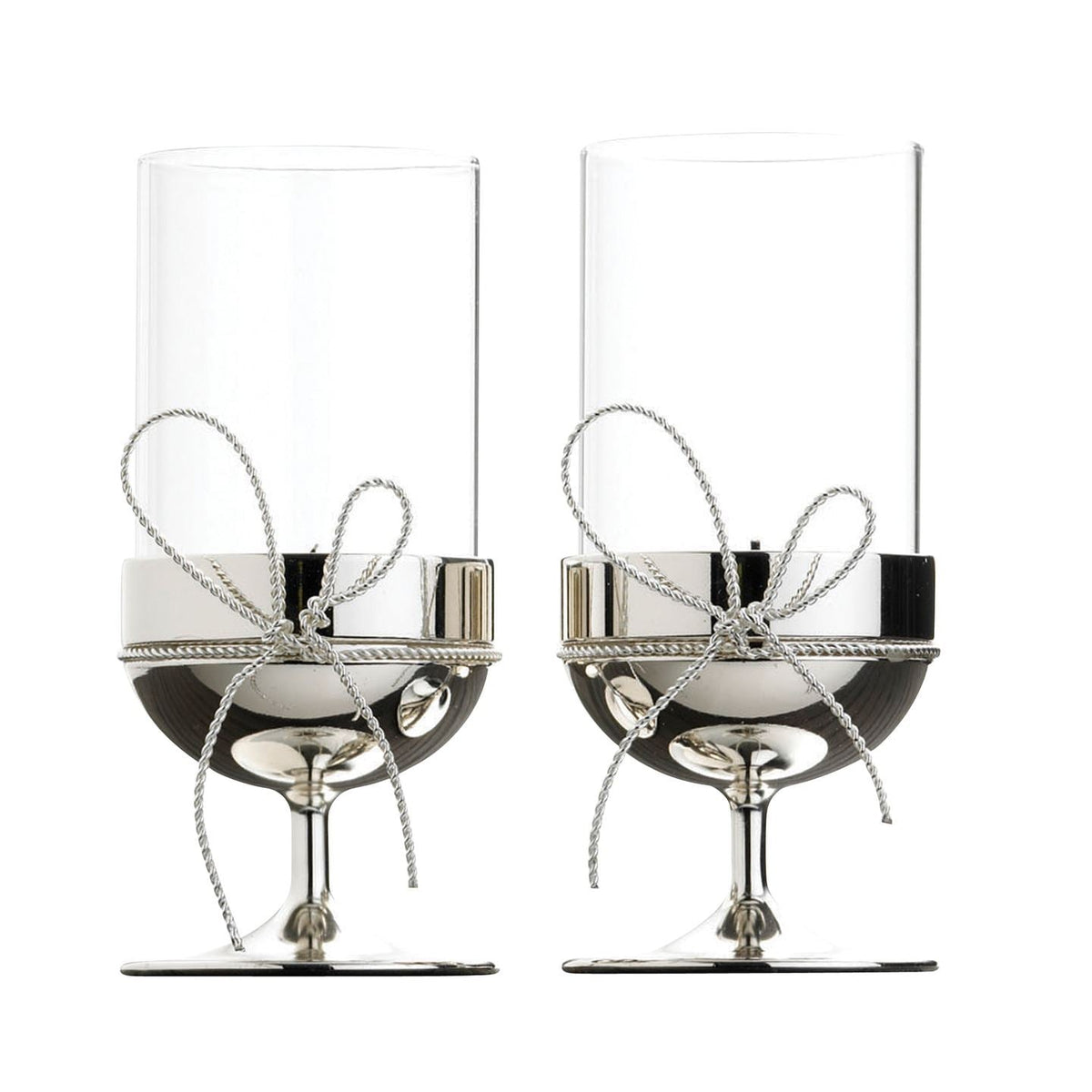 Vera Wang Love Knots Tealight Holders, Set of 2