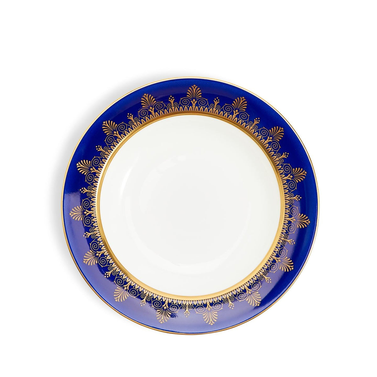 Anthemion Blue Soup Bowl