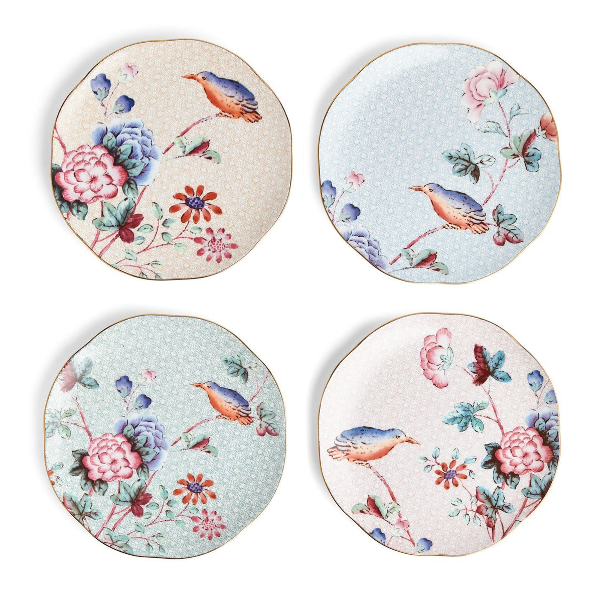 Cuckoo Tea Plate , Set of 4