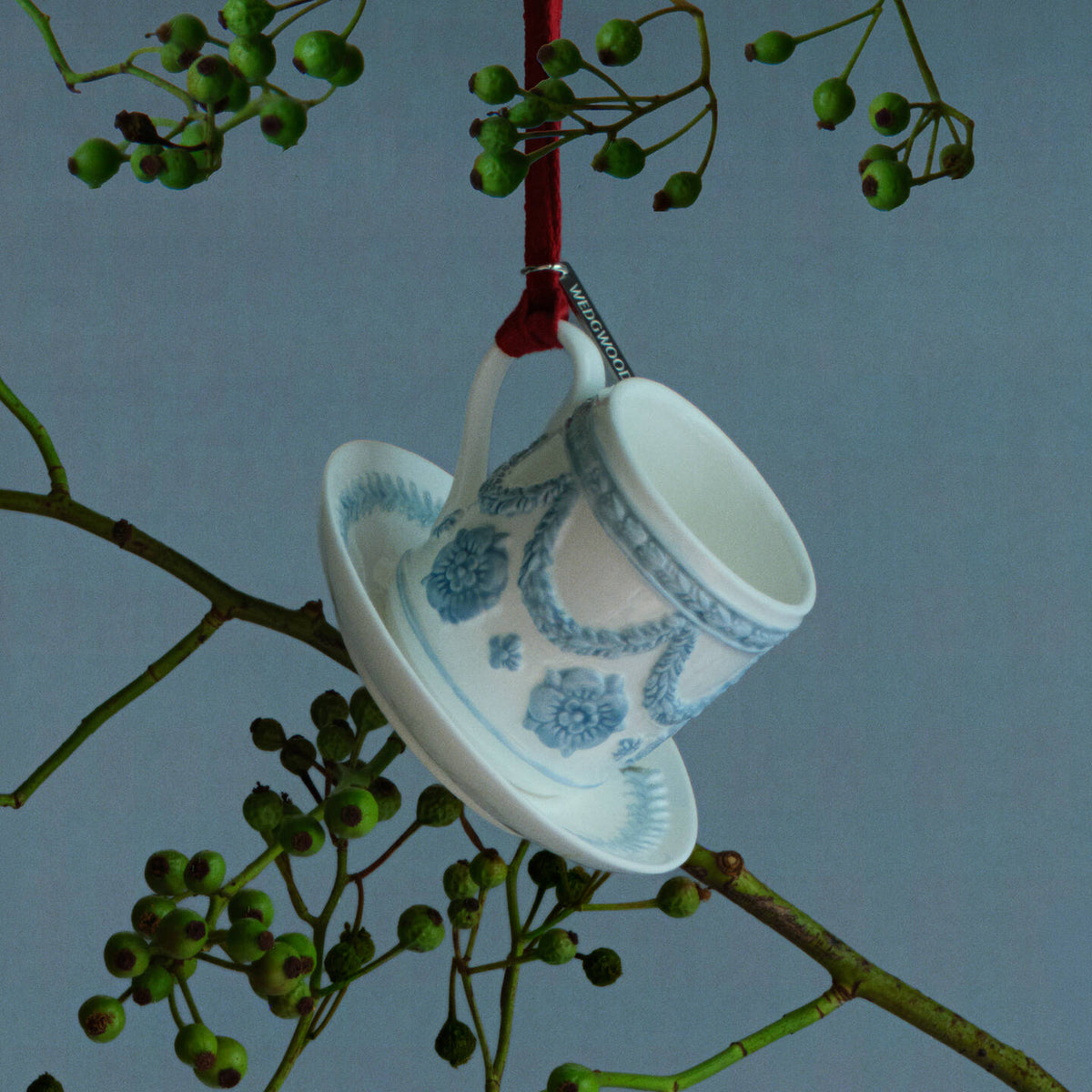 Ritual Ornament White & Blue