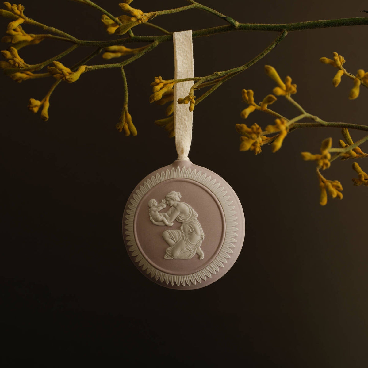 Mother Child Annual Ornament Mink